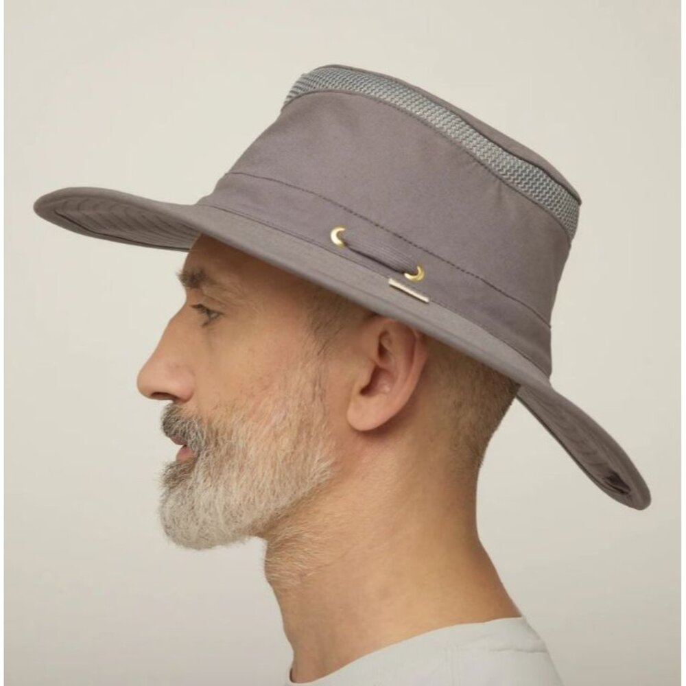 Tilley T4MO-1 Airflo Unisex Hikers Hat 7 3/8 59cm Large Gray Organic MSRP $120 - Picture 15 of 17